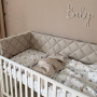 Комплект постільної білизни для новонародженого Baby Dream New Машинки блакитні