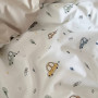 Комплект постільної білизни для новонародженого Baby Dream New Машинки блакитні