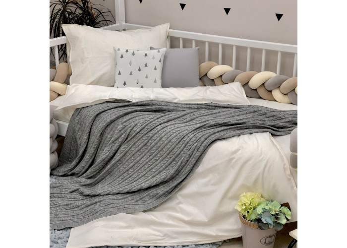 Комплект постільної білизни підліток варена бавовна молочний