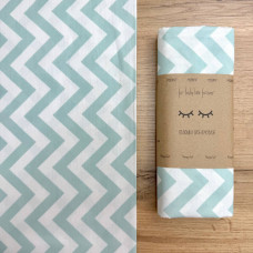 Пелюшка бязь Зигзаг мята