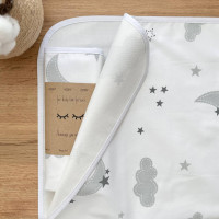 Пелюшка непромокаюча Хмаринки сірі з місяцем