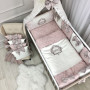 Комплект постільної білизни для новонародженого Elegance запорошена троянда