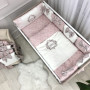 Комплект постільної білизни для новонародженого Elegance запорошена троянда