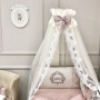 Комплект постільної білизни для новонародженого Elegance запорошена троянда