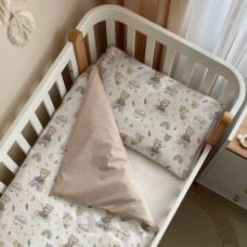 Змінна постіль Baby Mix Ведмедик boy синій