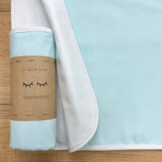 Непромокаюча пелюшка 45х75 Фланель/Мембрана Мятна