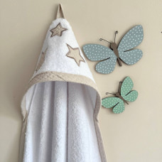 Рушник куточок махра окантовка вафля 80х100 моко