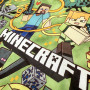 Комплект постільної білизни підліток 1,5 Minecraft/гірчиця (підковдра+наволочка)