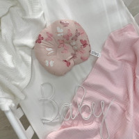 Подушка анатомічна поплін Метелики на пудрі (1312900)