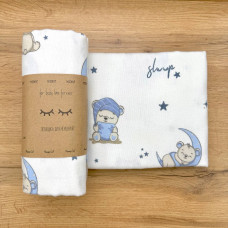 Пелюшка фланель Sleep блакитний