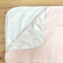 Непромокаюча пелюшка Поплін/Мембрана Крапка на пудрі 45х75