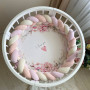 Простирадло дитяче з друком Heart and flowers 70х70