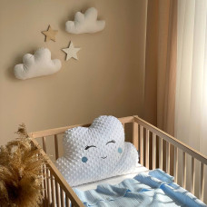 "Хмаринка Minky" блакитні щічки 33*50 см