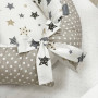 Кокон Baby Design Старс сіро-бежевий