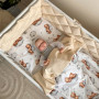 Комплект постільної білизни для новонародженого Baby Mix Тедді бежевий
