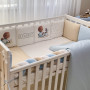 Комплект постільної білизни для новонародженого Арт Дизайн Baby Teddy, колір блакитний