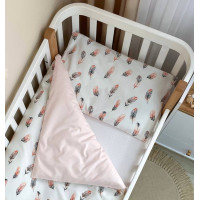 Змінна постіль Baby Mix Перо пудра