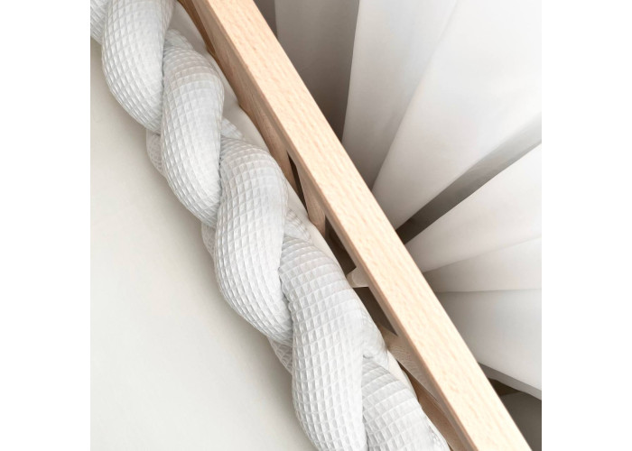 Коса вафля білий 1,2 м