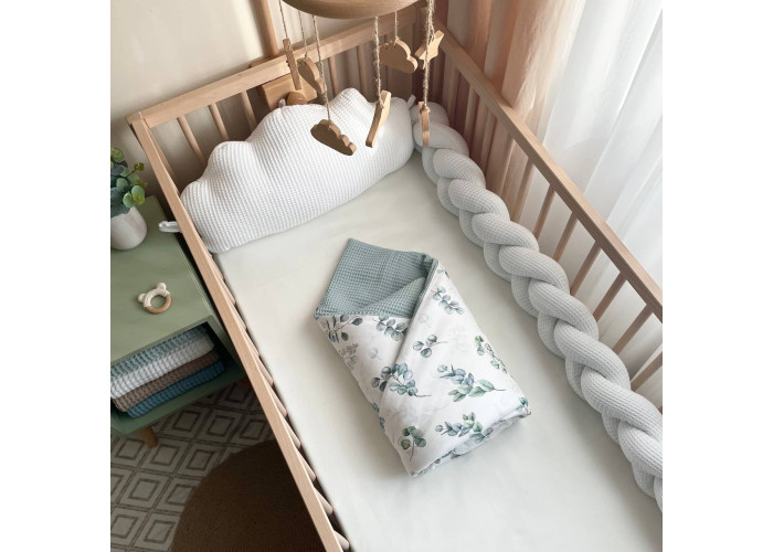 Коса вафля білий 1,2 м