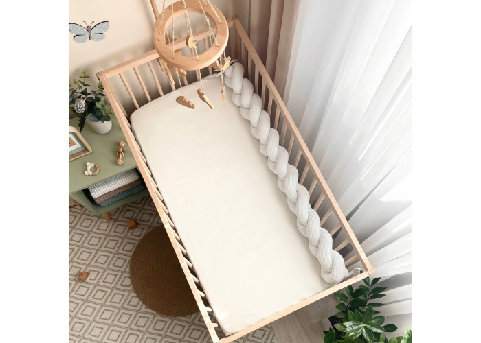 Коса вафля білий 1,2 м