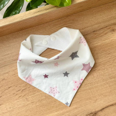 Слинявчик поплін Старс пудра (120133)