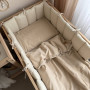 3КПБ (підковдра+наволочка) льон бежевий