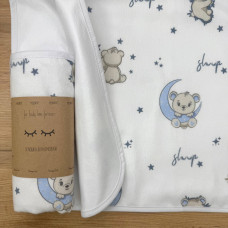 Непромокаюча пелюшка Фланель/Мембрана Sleep блакитний