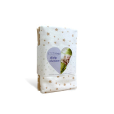 Набір пелюшок фланель 80х100 Stars Galaxy бежевий