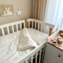 Змінна постіль Baby Dream New Зайка із собачкою бежевий/блакитний