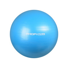 М'яч гімнастичний Profi Ball фітбол гумовий d-65 см блакитний (M0276BL)