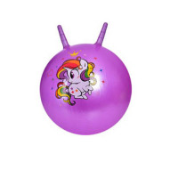 М'яч гімнастичний фітбол дитячий для гімнастики з ріжками фіолетовий d-45 см (MS3397VL)