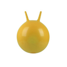 М'яч гімнастичний дитячий для фітнесу з ріжками жовтий d-38 см (MS0938YL)