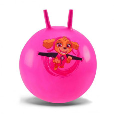 М'яч гімнастичний Весела команда дитячий з ріжками d-45 см рожевий (PB2108PNS)