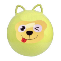 М'яч гімнастичний фітбол дитячий для фітнесу та гімнастики з вушками мордахи 45 см (BT-PB-0220YL)