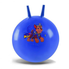 М'яч гімнастичний Весела команда дитячий з ріжками d-45 см синій (PB2108BLG)