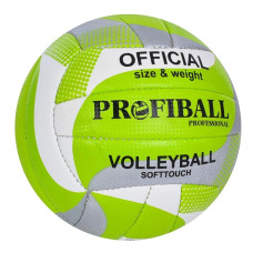 М'яч ProfiBall волейбольний розмір - №5, 18 панелей, PU зелений (1166ABCGR)
