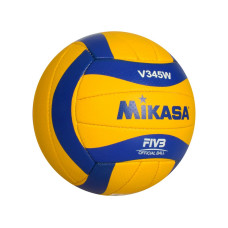 М'яч волейбольний Mikasa розмір №5 18 панелей жовто-синій (1162A)