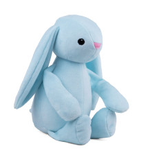 М'яка іграшка KidsQo зайчик Хагсі 23см блакитний (KD721)