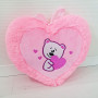 М'яка іграшка Попелюшка Подушка серце з ведмедиком 35см (ZL479)