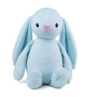 М'яка іграшка KidsQo зайчик Хагсі 23см блакитний (KD721)