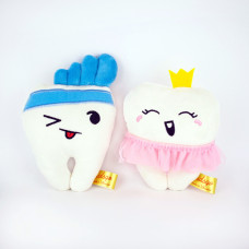 М'яка іграшка Kidsqo Зубчики парочка 18 см (KD651)