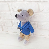 М'яка іграшка Попелюшка Миша Джастін 27см (ZL109)