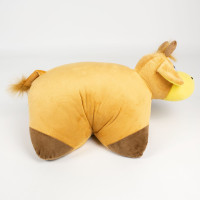 М'яка іграшка Попелюшка Подушка трансформер бичок 37см (ZL243)