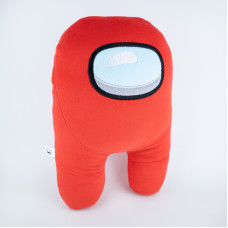 М'яка іграшка Weber Toys космонавт Among Us 27 см червоний (WT6661)