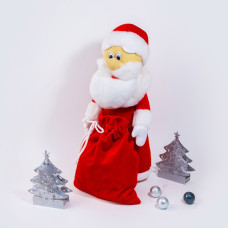 М'яка іграшка Попелюшка Дід Мороз 43см червоний (ZL4571)