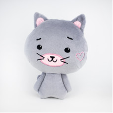 М'яка іграшка Попелюшка кошеня Пінкі 21см сірий (Z663)