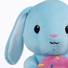 М'яка іграшка KidsQo зайчик Хрумтик 22см блакитний (KD723)
