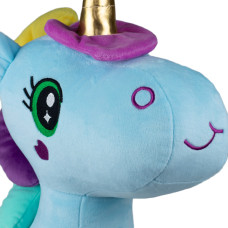 М'яка іграшка Попелюшка єдиноріг Оріо блакитний великий 52 см (ZL751)