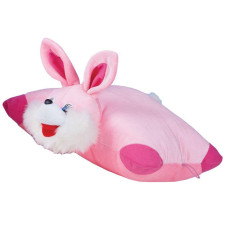 М'яка іграшка Попелюшка Подушка трансформер зайчик 37см (ZL244)