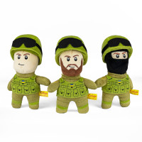 М'яка іграшка KidsQo солдат ЗСУ без бороди 25см (KD703)